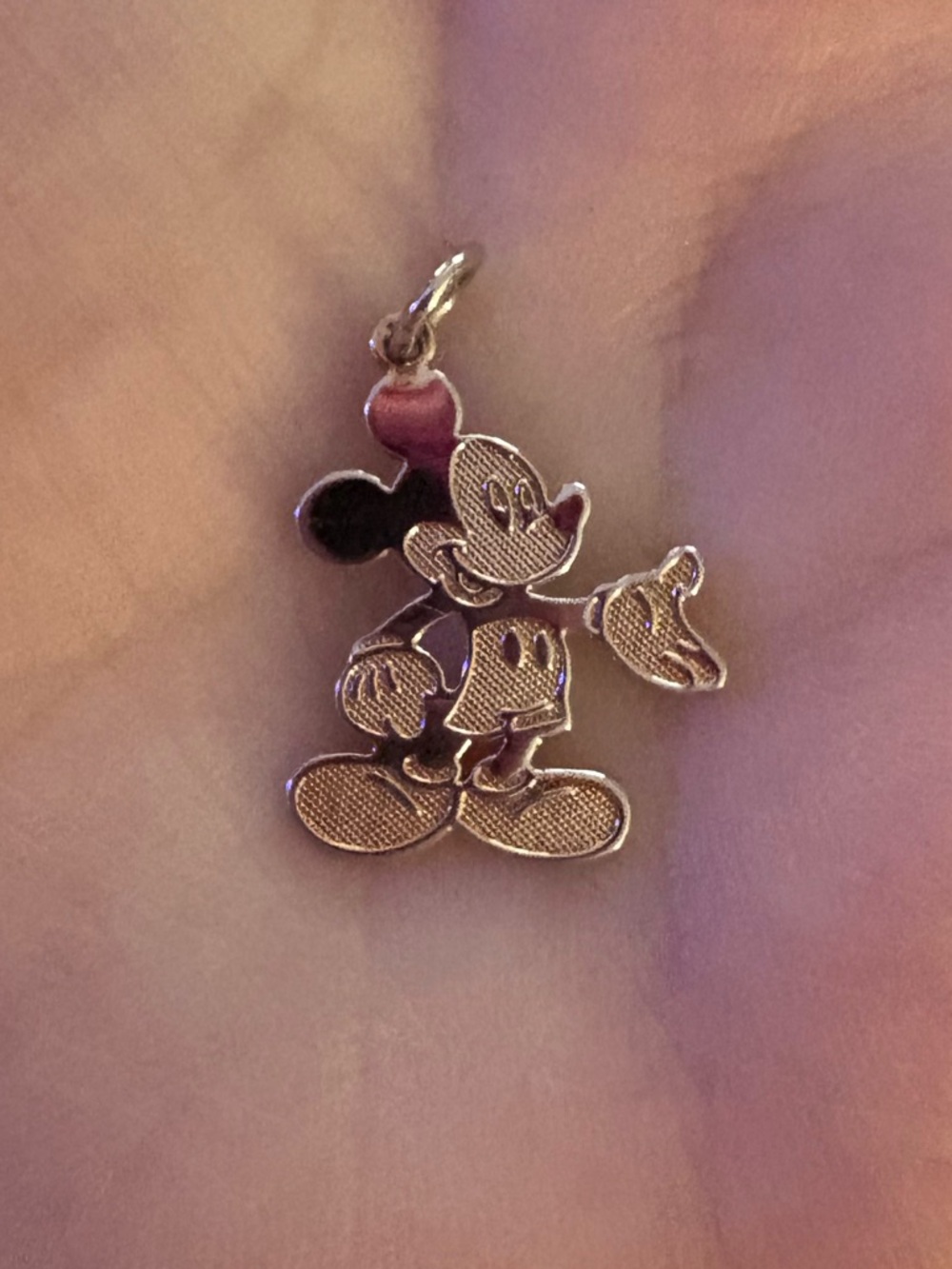 Disney Gold over .925 silver Mickey Mouse Charm vintage really cute vintage ✨